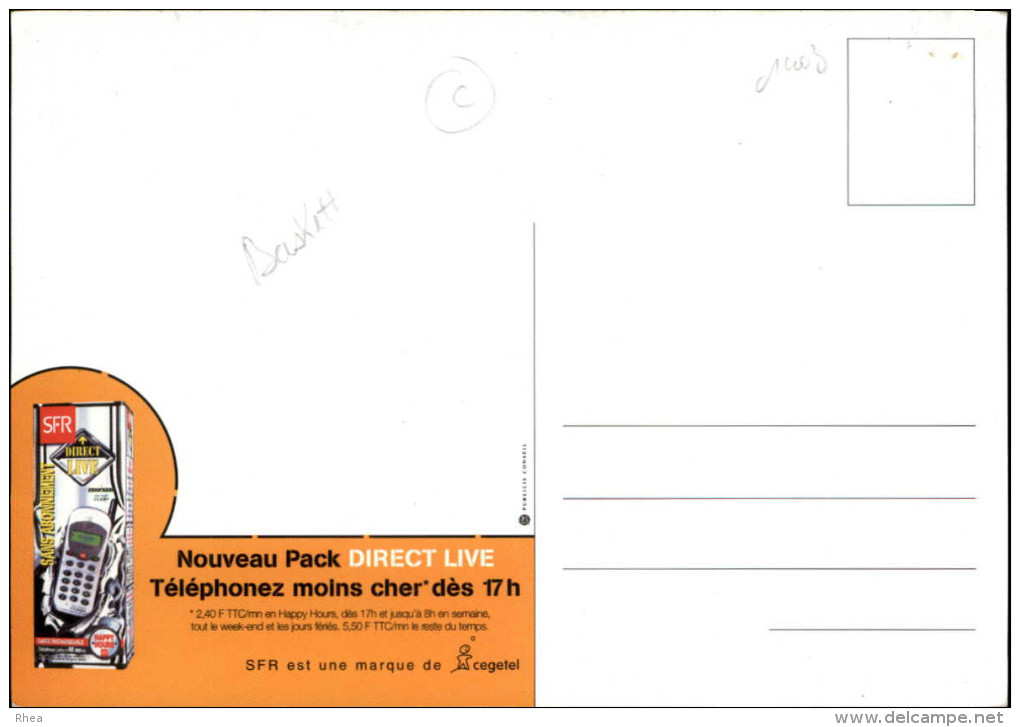 SPORTS - BASKET - Carte Com - Baloncesto