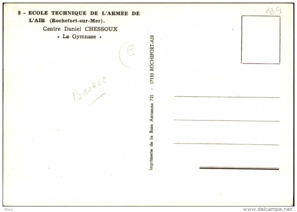 SPORTS - BASKET - Ecole De L'armée De L'air - Rochefort-sur-Mer - Basketbal