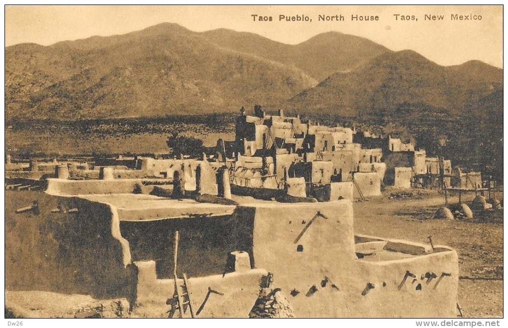 Taos Pueblo - North House - Taos - New Mexico - New Card - Sonstige & Ohne Zuordnung