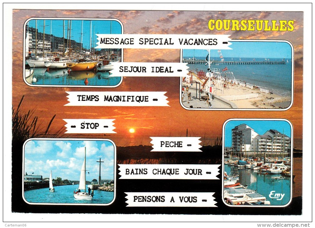 14 - Courseulles - Message Spécial Vacances - Multi-vues - Editeur: Le Goubey N° 1962 - Courseulles-sur-Mer