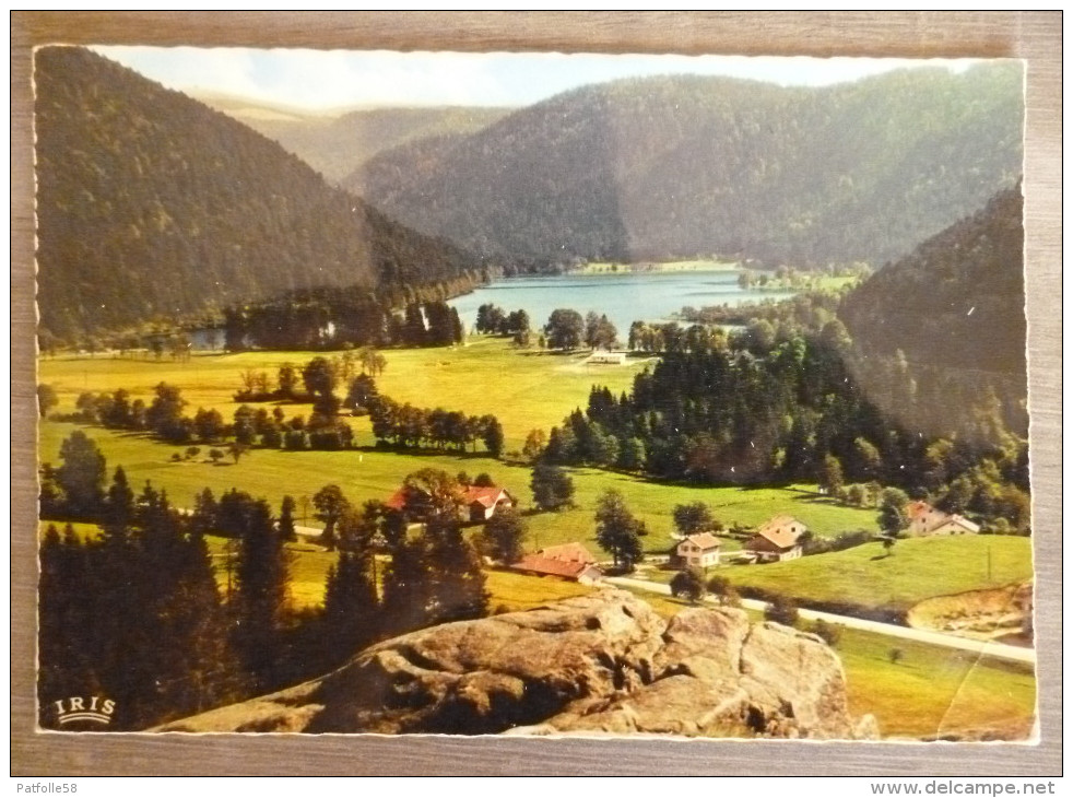 LONGEMER (88). LE LAC DEPUIS LA ROCHE DU PAGE, ET LE HOHNECK . ANNEE 1970 - Autres & Non Classés