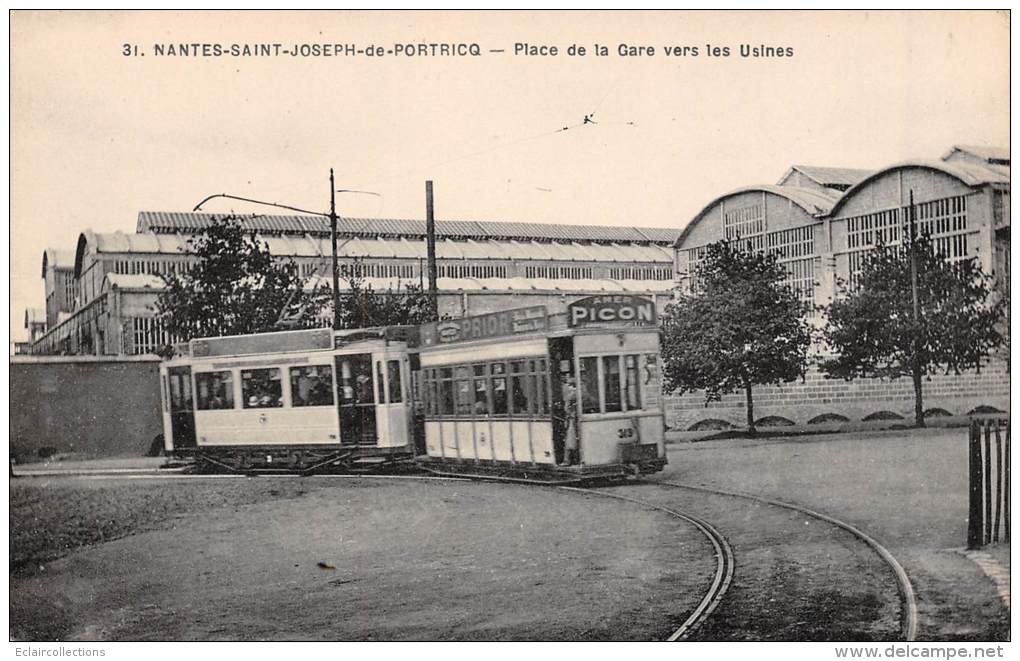 Nantes    44     St Joseph De Portricq   Tramway  (publicité Picon) - Nantes