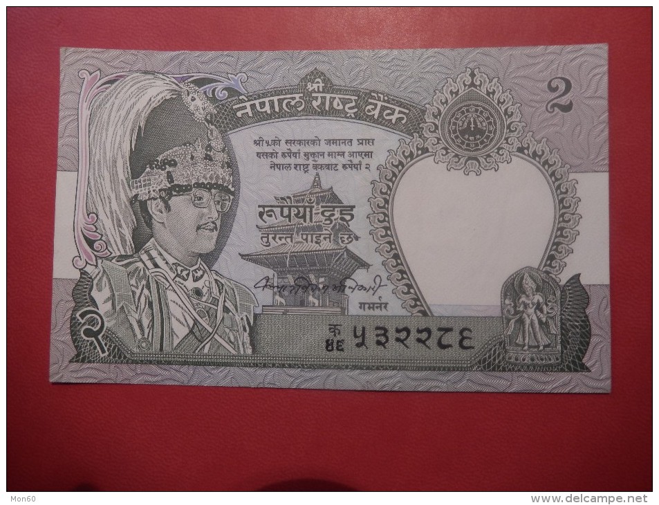 BANCONOTA NEPAL - RUPEES TWO - Népal