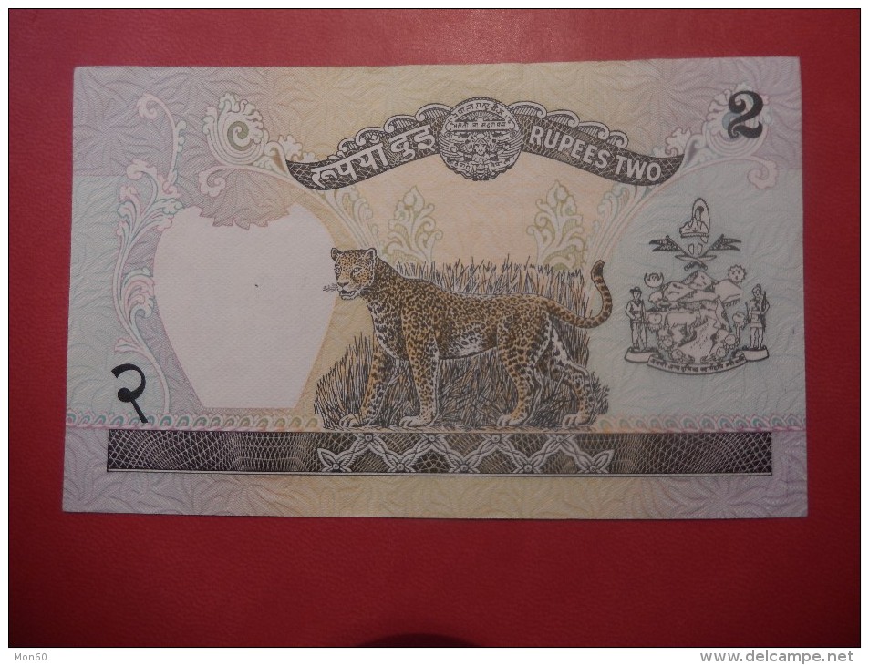 BANCONOTA NEPAL - RUPEES TWO - Népal