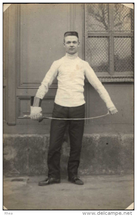 SPORTS - ESCRIME - Carte Photo - Loire-Atlantique - Fencing