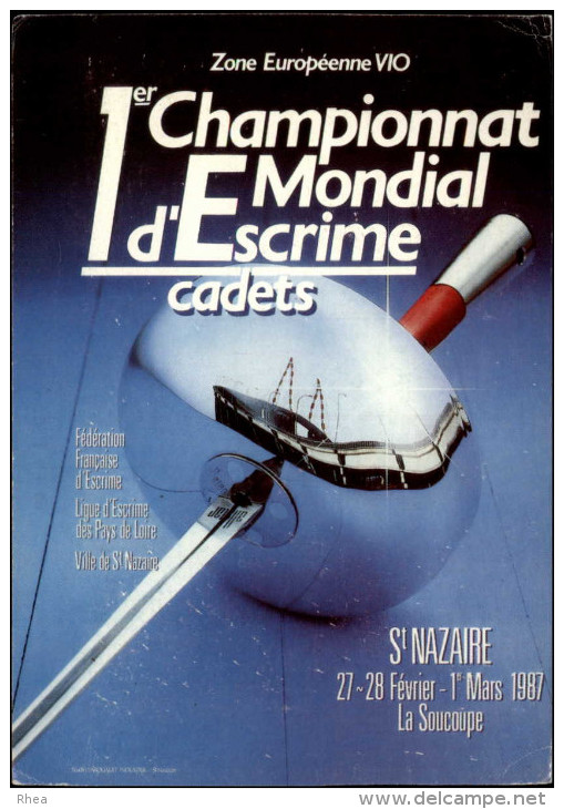 SPORTS - ESCRIME - Championnat D'escrime - 1987 - Schermen