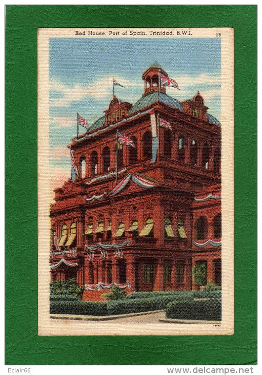 Red House, Port Of Spain, Trinidad, B.W.I., 1930-1940s  Cpa  état Impeccable - Trinidad