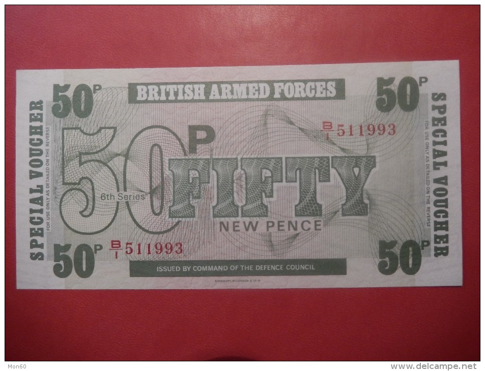 UNITED KINGDOM - BRITISH ARMED FORCES - 50 FIFTY  NEW PENCE - British Armed Forces & Special Vouchers