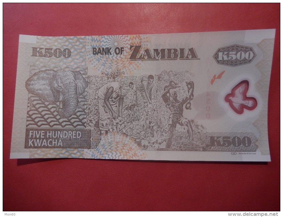 Zambia 500 Kwacha 2011 Polymer FDS - Zambia