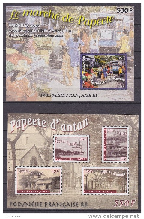 Polynésie Française 223 timbres + 9 blocs (15 timbres) neufs entre 472 de 1975 et 722 de 2004 Faciale +/- 245.00€