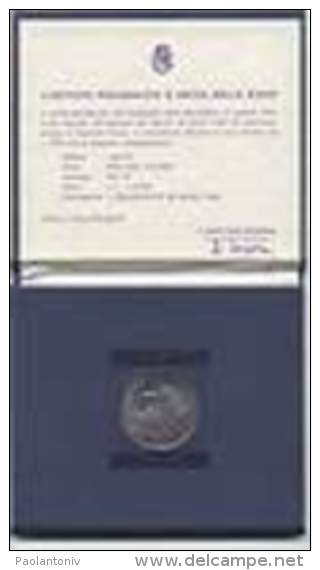 B) ITALIA LIRE 500 ARGENTO FDC DEL 1975  MICHELANGELO BUONARROTI - 500 Lire