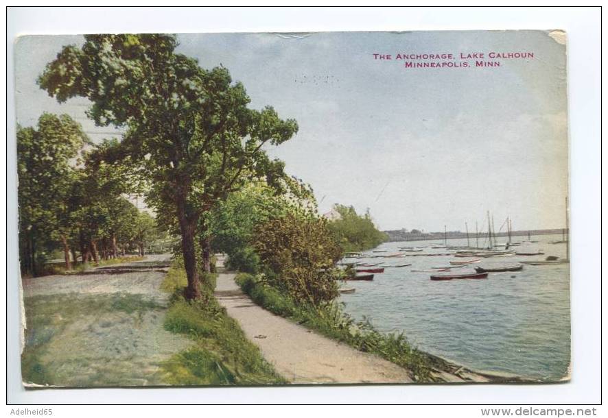 OE3/ 1912 The Anchorage Lake Calhoun Minneapolis, Publisher Hammon To Chillicothe, Missouri - Minneapolis