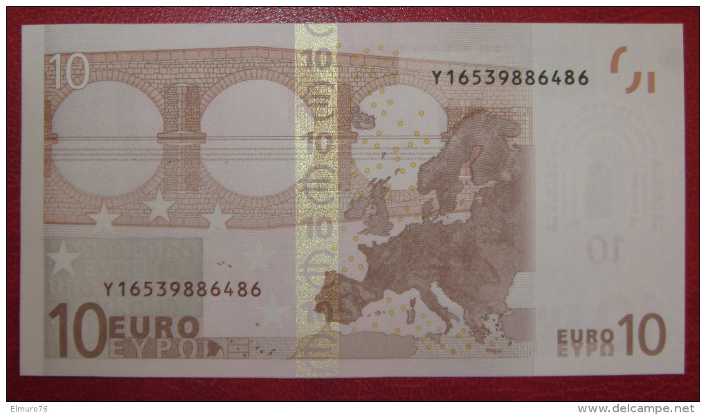 10 EURO N030H6 Greece Serie Y Perfect UNC - 10 Euro