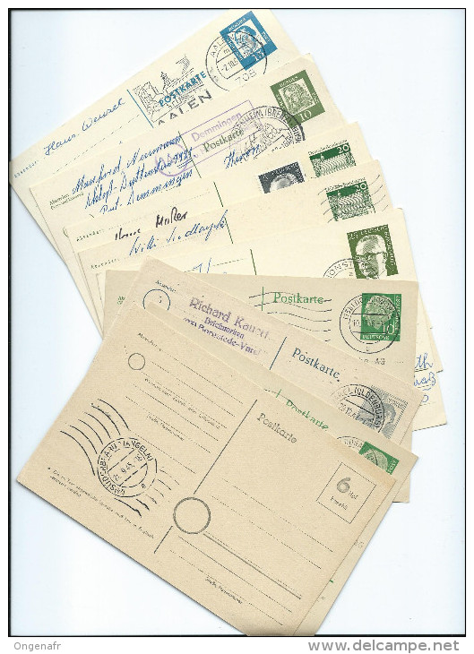 Lot De 10 Obl - Postcards - Used