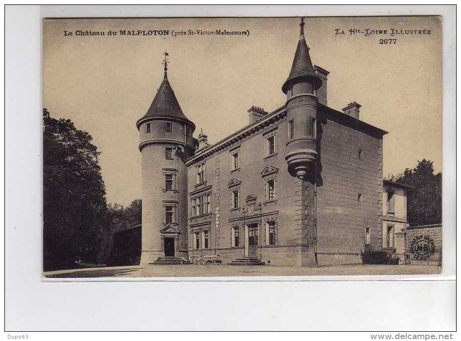 Le Château Du MALPLOTON - Très Bon état - Other & Unclassified