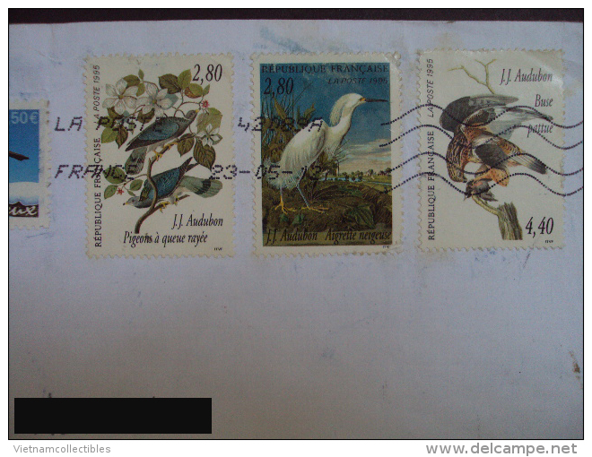 France French Cover 2012 With Audbon / Bird / Art Painting Stamps (967) / 02 Images - Covers & Documents