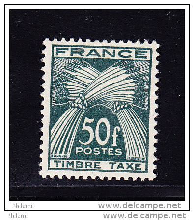 FRANCE TAXE Y&T 88 **. (4FV43) - 1859-1959 Mint/hinged