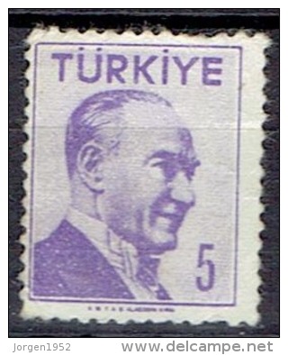 TYRKIET  # STAMPS FROM YEAR 1956  STANLEY GIBBONS 1621 - Usati