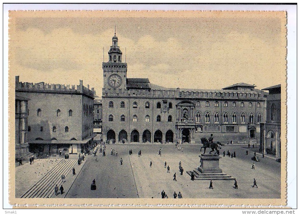 EMILIA-ROMAGNA BOLOGNA  PIAZZA VITTORIO EMANUELE CARTOLINA GRANDE - Altri & Non Classificati