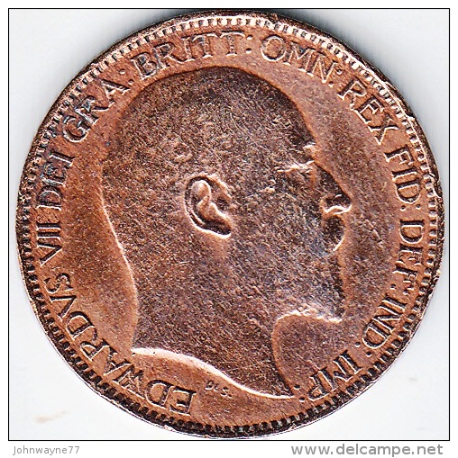 GRAN BRETAGNA1908 - 1 FARTING - B. 1 Farthing