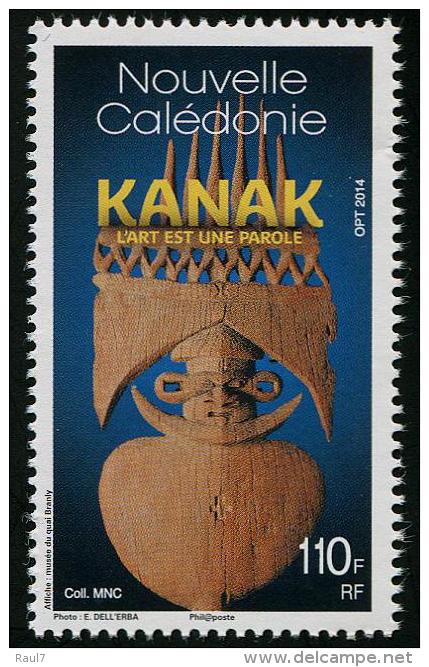 Nouvelle-Calédonie 2014 - Kanak, L'art Est Une Parole - 1val Neufs // Mnh - Unused Stamps