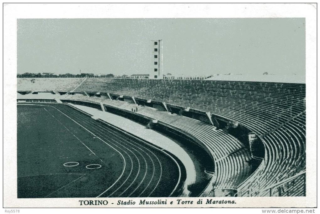 STADIUM ESTADIO STADE STADIO CALCIO TORINO STADIO MUSSOLINI TORRE DI MARATONA - Calcio