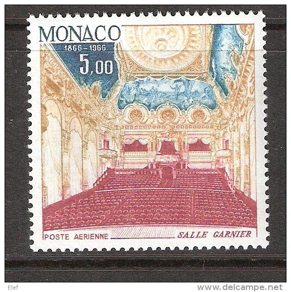 MONACO  Poste Aérienne ,1966, Centenaire De Monte Carlo, Salle Garnier Theatre, Yvert N° 86, Neuf ** / MNH, TB - Poste Aérienne