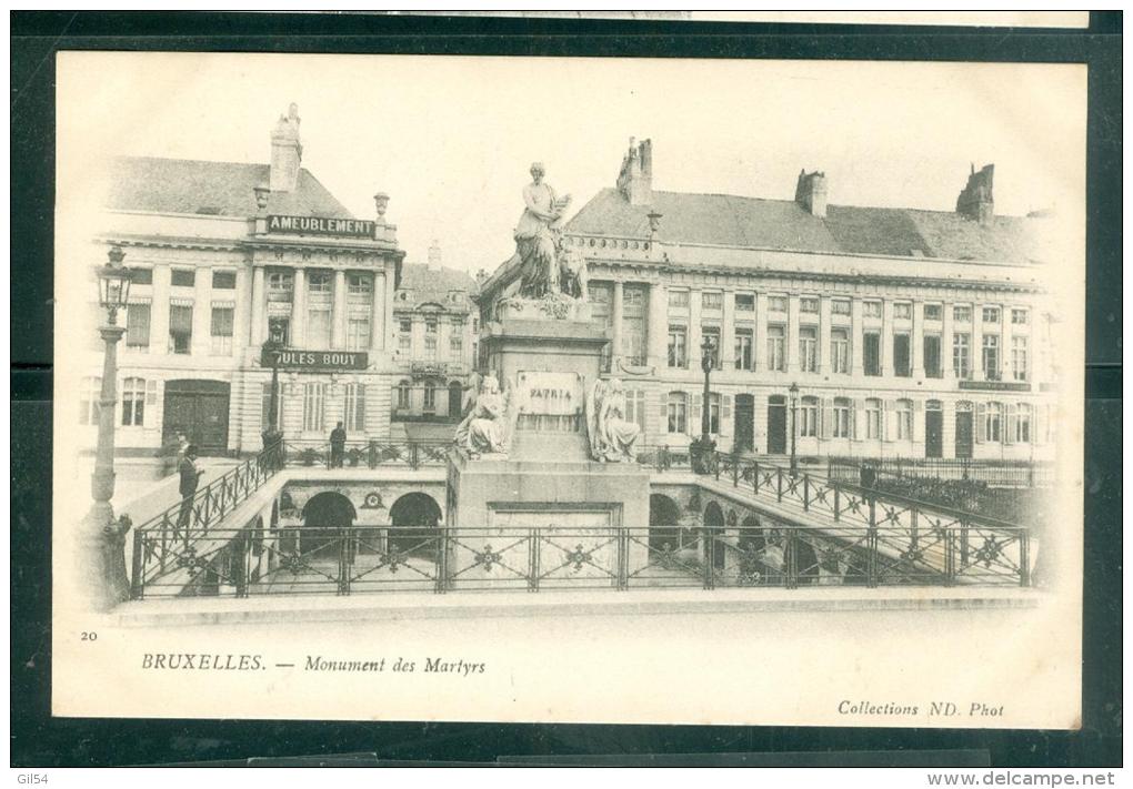 N°20 - Bruxelles -   Monument Des Martyrs  - Fag12 - Monuments