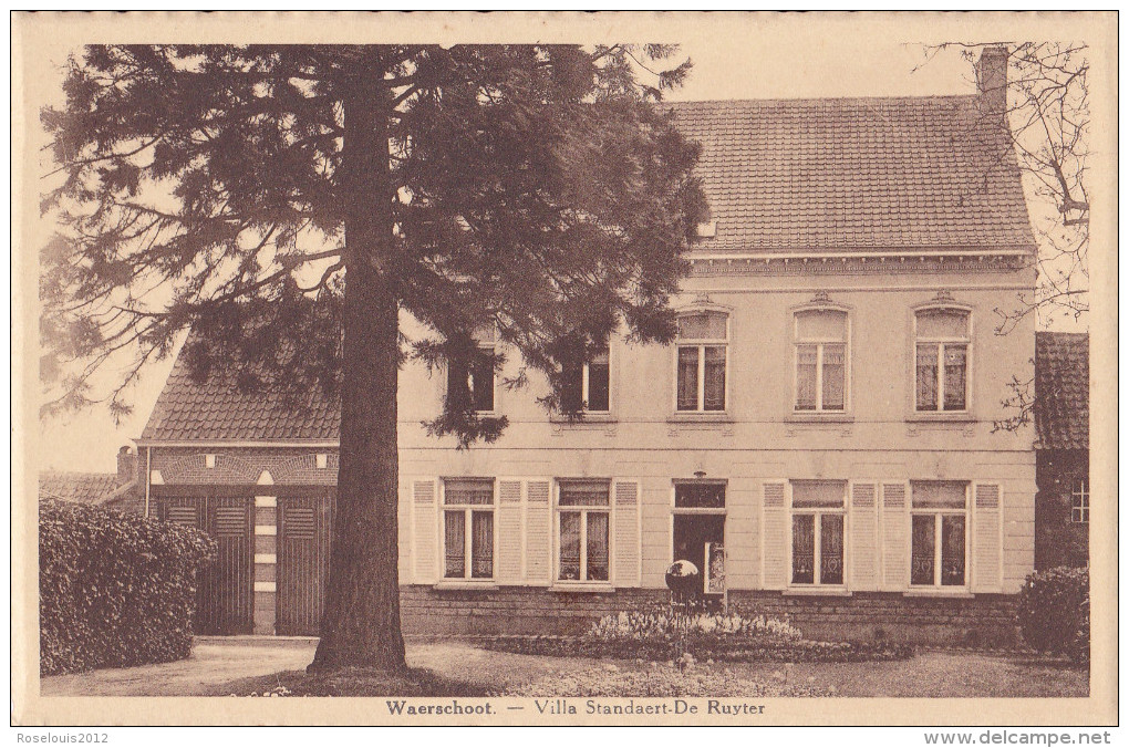 WAARSCHOOT : Villa Standaert - De Ruyter - Waarschoot