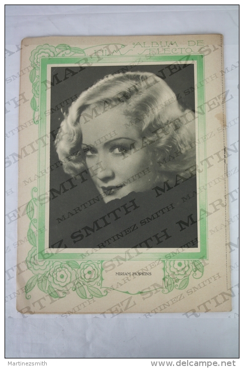 1933 Movie Actors Magazine - Madge Evans, Elizabeth Allan, Barbara Stanwyck, Douglas Fairbanks, Miriam Hopkins...