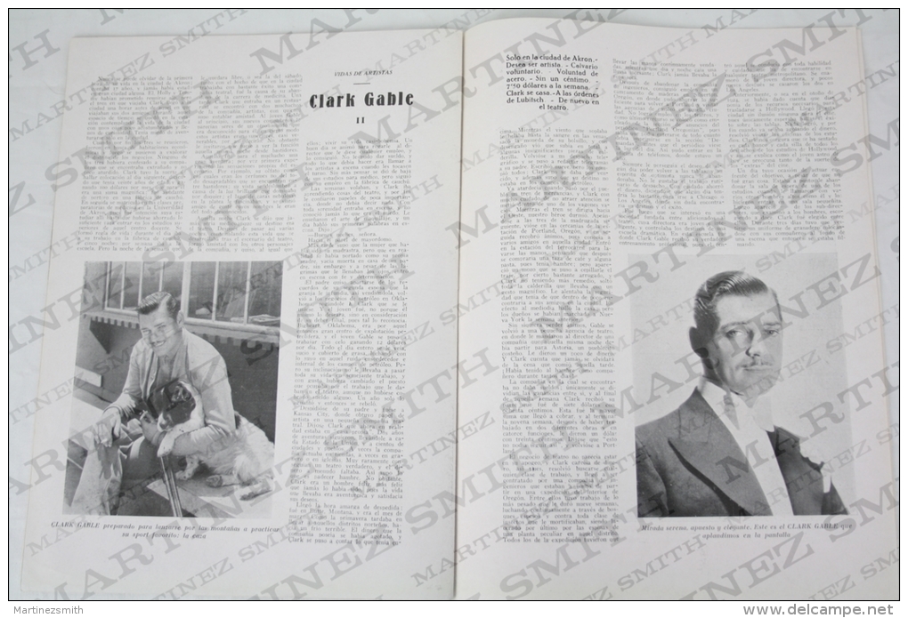 1935 Movie Actors Magazine- Gary Cooper, Joan Crawford, Jean Parker, Clark Gable, Ginger Rogers, Iris Adrian...