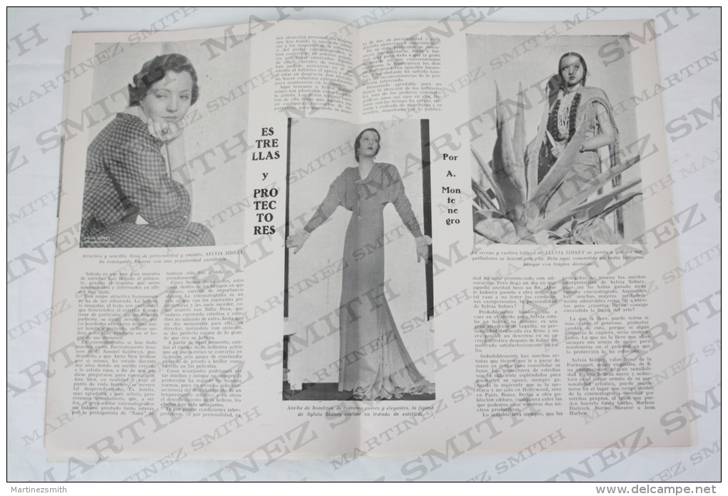 1935 Movie Actors Magazine - Clark Gable, Greta Garbo, Ann Shirley, Sylvia Sidney, Katherine Hepburn, Barbara Stanwyck.. - Magazines