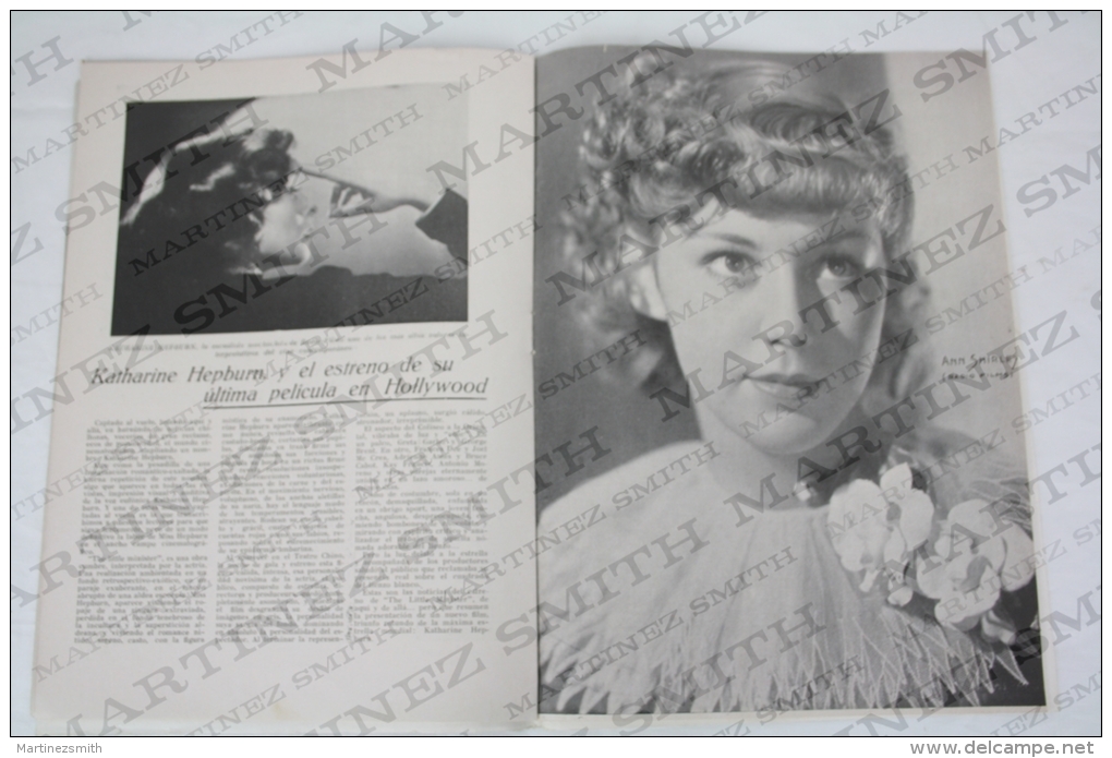 1935 Movie Actors Magazine - Clark Gable, Greta Garbo, Ann Shirley, Sylvia Sidney, Katherine Hepburn, Barbara Stanwyck..