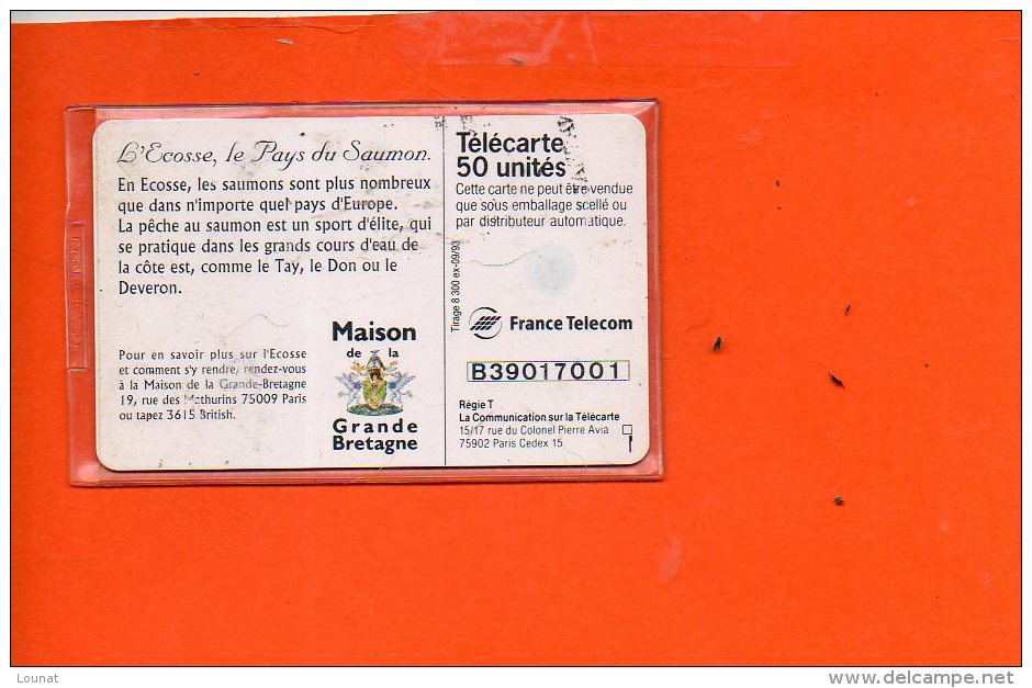 Télécarte 50 - Maison De La Grande Ecosse - Tirage 8300 Ex-09/93 - 1993