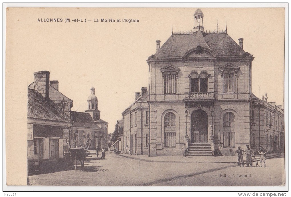 La Mairie Et L'Eglise - Allonnes