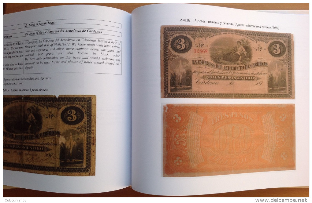 CUBA " Papiergeld von der spanischen Kolonialzeit , 1781-1898" Buch Publikation von Pavel Meleg