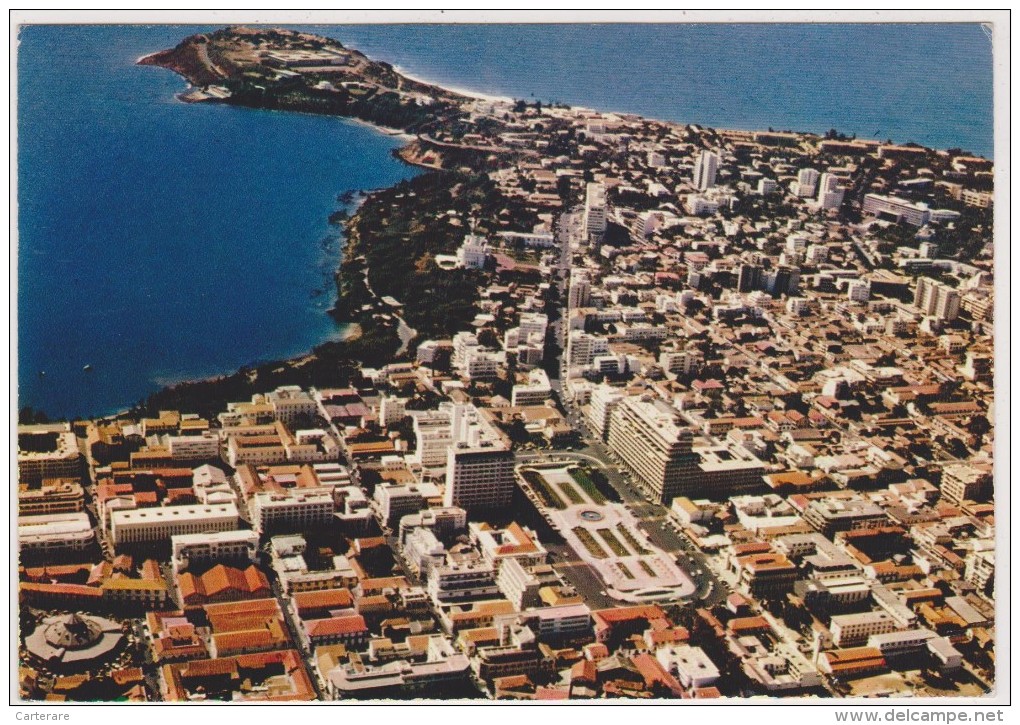 AFRIQUE,AFRIKA,AFRICA,Sén égal En 1968,DAKAR,VUE AERIENNE TRES BELLE,BORD DE MER - Senegal