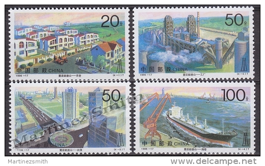 China 1996 Yvert 3408-13, City Of Tangshan After 1976 Earthquake - MNH - Ungebraucht