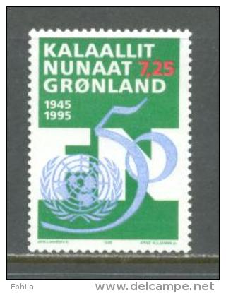 1995 GREENLAND UNITED NATIONS MICHEL: 259 MNH ** - Unused Stamps