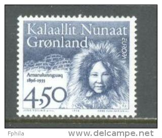 1996 GREENLAND EUROPA CEPT ARNARULUNNGUAQ MICHEL: 293 MNH ** - Unused Stamps