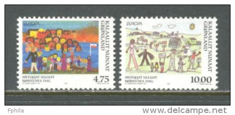 1998 GREENLAND EUROPA CEPT FESTIVALS MICHEL: 323-324 MNH ** - Neufs