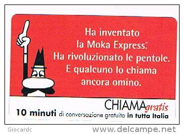 CHIAMAGRATIS - BIALETTI, MOKA EXPRESS  -   TIR. 5000      -  MINT   (RIF.CP) - Schede GSM, Prepagate & Ricariche