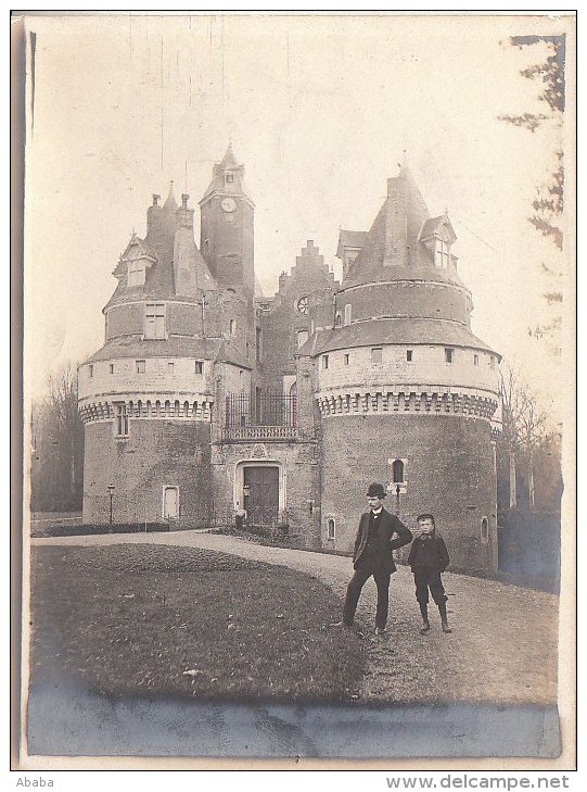 PHOTO ENVIRON DE BLANGY SUR BRESLE CHATEAU DE RAMBURES PAQUES 1909 - Places