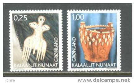 2003 GREENLAND CULTURAL HERITAGE MICHEL: 400-401 MNH ** - Ongebruikt