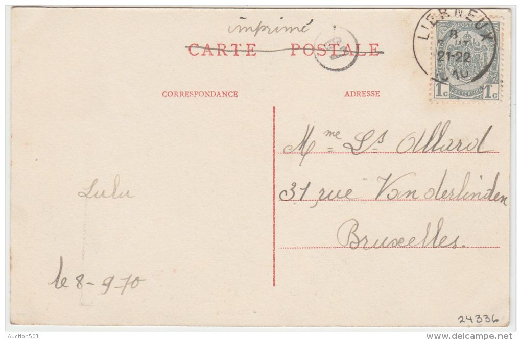 24336g EGLISE - CHAPELLE - CIMETIERE - Lierneux - 1910 - Lierneux