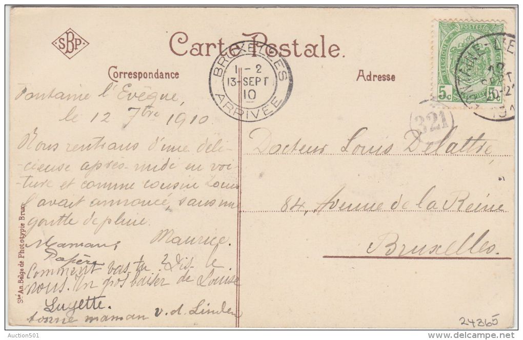 24365g EGLISE Du BAS - Fontaine-l'Evèque - 1910 - SBP 12 - Fontaine-l'Evêque