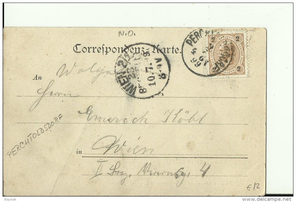 N.O.75   --   GRUSS AUS PERCHTOLDSDORF  --   1899 - Perchtoldsdorf