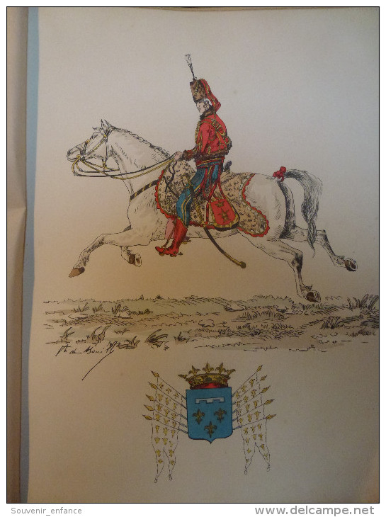 Historique du 5 è Hussards Castillon de Saint Victor H Bouillé Régiment èm Lobert Hussard Militaria Militaire Soldat