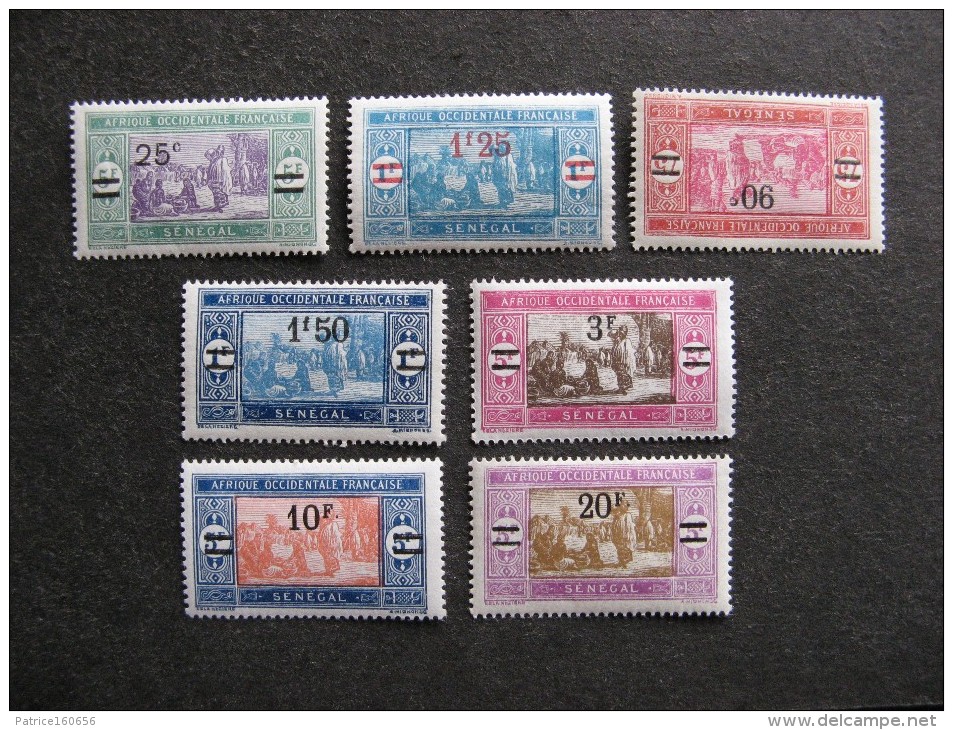 SENEGAL: Série  N°95 Au N° 101, Neufs X . - Unused Stamps