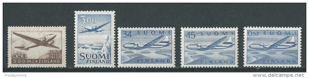 Finlande: PA 2 - 4/ 6 - 12 ** - Unused Stamps